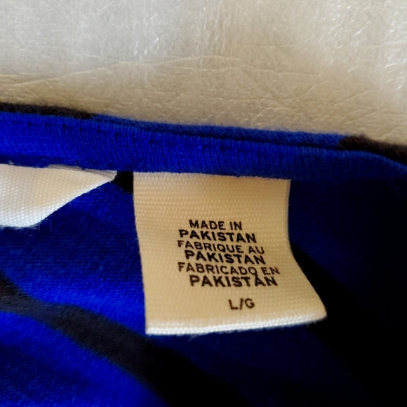 Levi's Women's Cora Cotton Sailor T-Shirt Navy Size Large - Picture 9 of 11